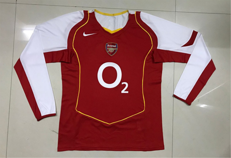 AAA Quality Arsenal 04/05 Home Long Soccer Jersey